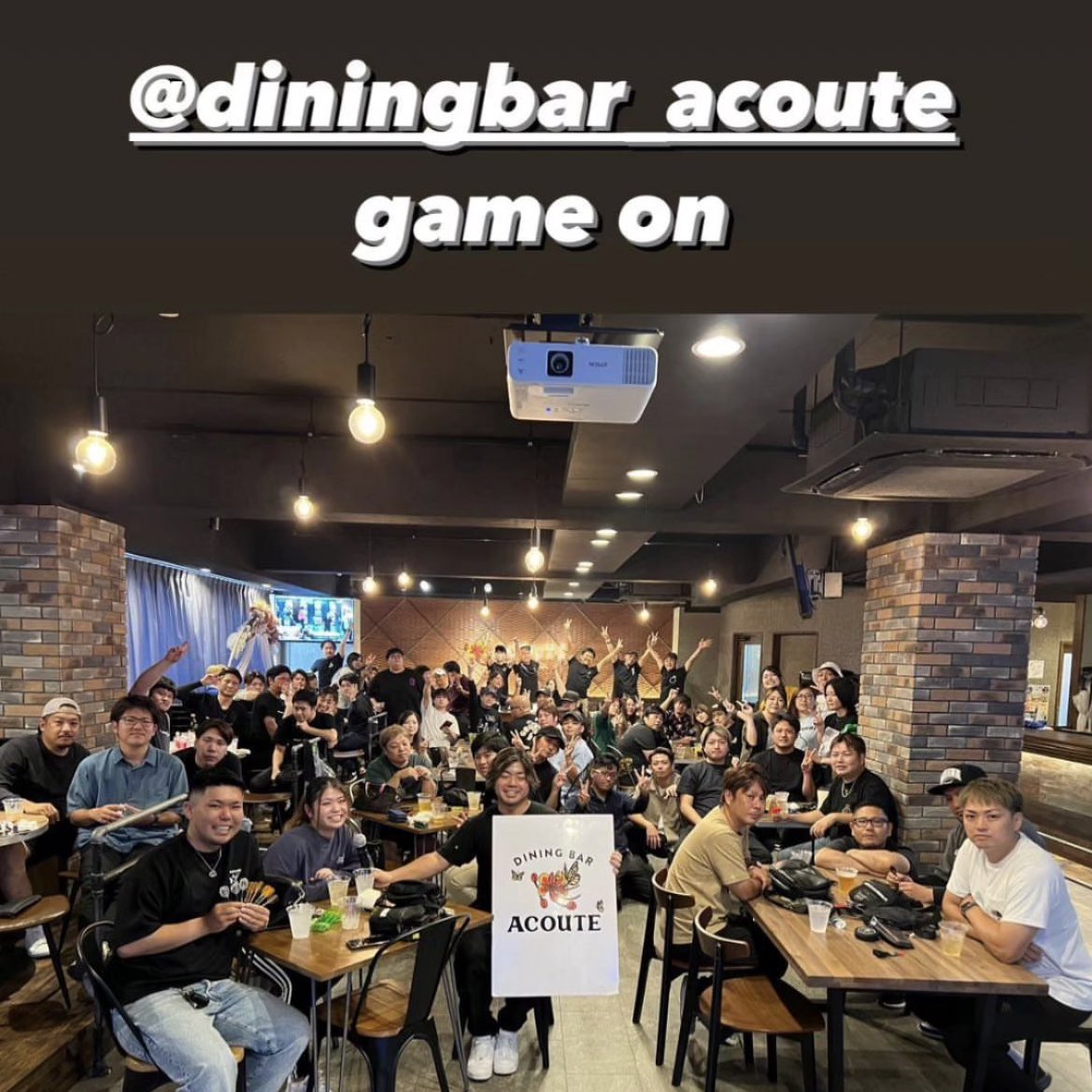 ADiningbar's tweet photo. 満員御礼‼️
ACOUTEハウトー🎯🎯🎯
皆で飲んで騒いでダーツを楽しみましょう🥰 https://t.co/XpL7HUFlR5