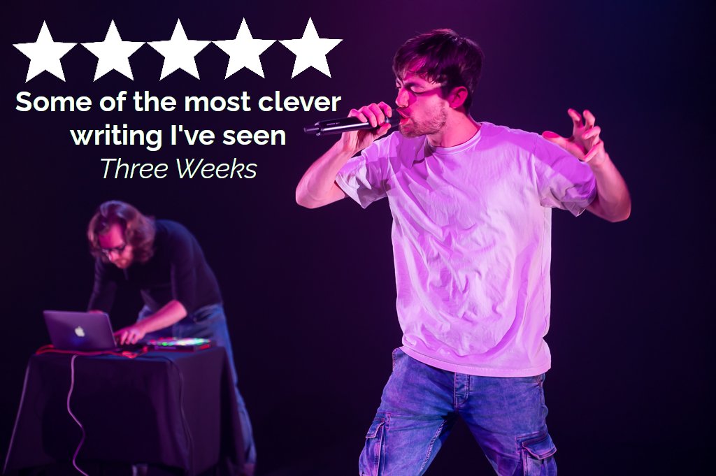 Chronic Insanity (@citheatre) on Twitter photo It's the final day to catch 24, 23, 22 at <a href="/edfringe/">Edinburgh Festival Fringe</a>
Come one and all for the final performance of our ★★★★★, multiple award nominated, gig theatre extravaganza. Underbelly Cowgate at 14:10
<a href="/FollowTheCow/">Underbelly Edinburgh</a> <a href="/ruthfpage/">Ruth Page</a> <a href="/JoeMattyActor/">Joe Matty</a> @KathleenODough1 It's the final day to catch 24, 23, 22 at <a href="/edfringe/">Edinburgh Festival Fringe</a>
Come one and all for the final performance of our ★★★★★, multiple award nominated, gig theatre extravaganza. Underbelly Cowgate at 14:10
<a href="/FollowTheCow/">Underbelly Edinburgh</a> <a href="/ruthfpage/">Ruth Page</a> <a href="/JoeMattyActor/">Joe Matty</a> @KathleenODough1