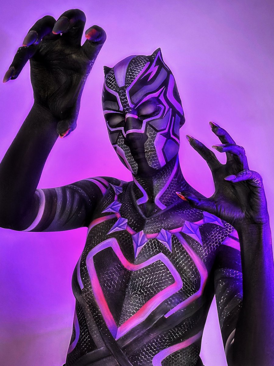 NuriaAdraosMUA's tweet photo. Wakanda Forever 💜 https://t.co/oVmKCgz5q2