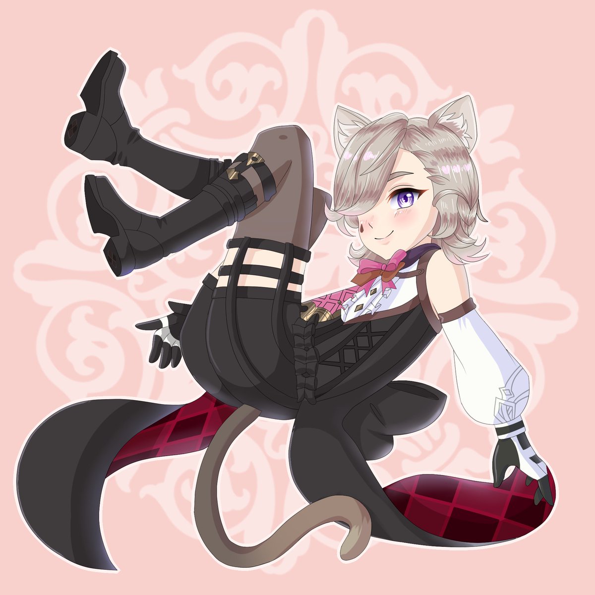 aika_rot's tweet photo. What if Lyney had ears and a tail like Lynette?

#Genshinlmpact #Genshin #Lyney #Fontaine https://t.co/xUvdY03D98