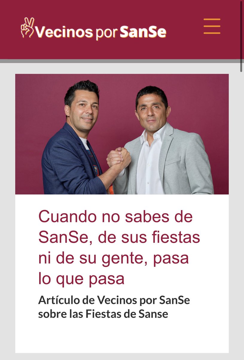 Vecinos por SanSe tweet media