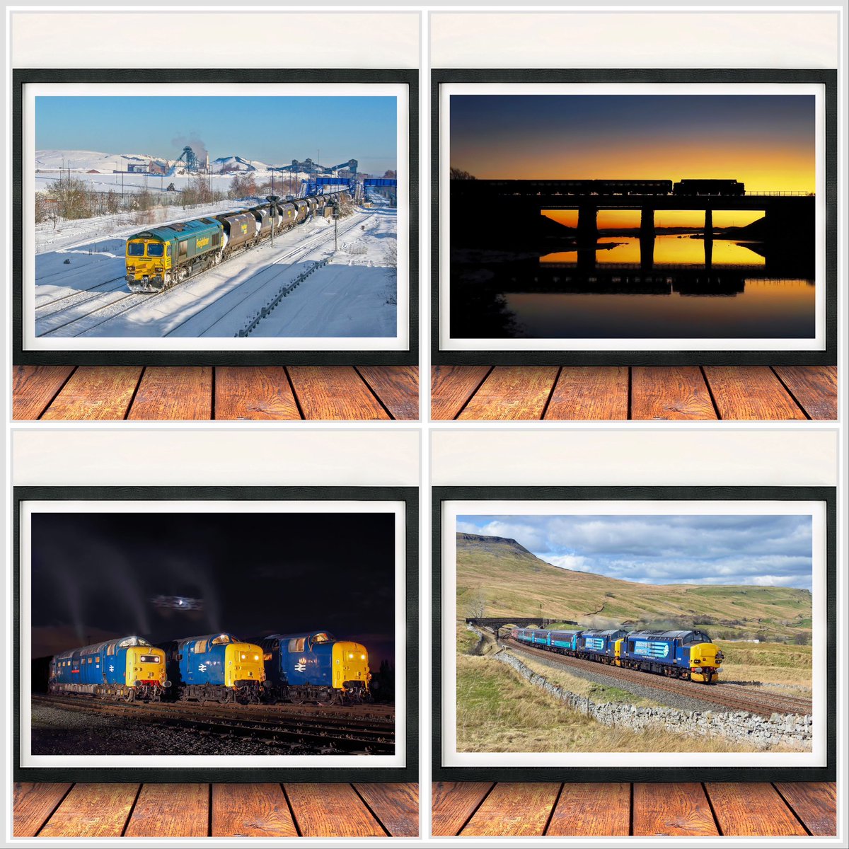 Some of my work now available as Framed Prints or Print only via the link below. Also thanks to those that have already purchased prints before. 🙏❤️😅

⭐️ Print Store ➡️🏞 etsy.com/uk/shop/Railwa…

#railwaygifts #Sunday #railways #ukrailways #britishrail #class66 #class37 #deltic