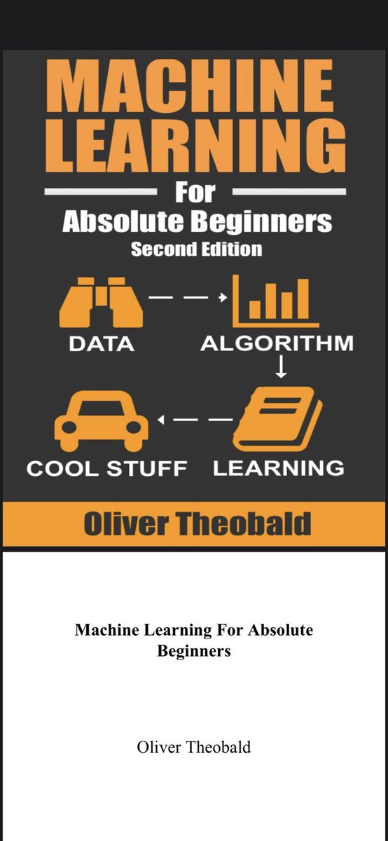 4 materials / pdfs regarding python and R. Introduction to statistics with python Machine learning with python Statistical analysis with R Machine learning for beginners Find them all below with other materials⤵️ drive.google.com/drive/folders/… Pls retweet and follow for more 🙏🏻