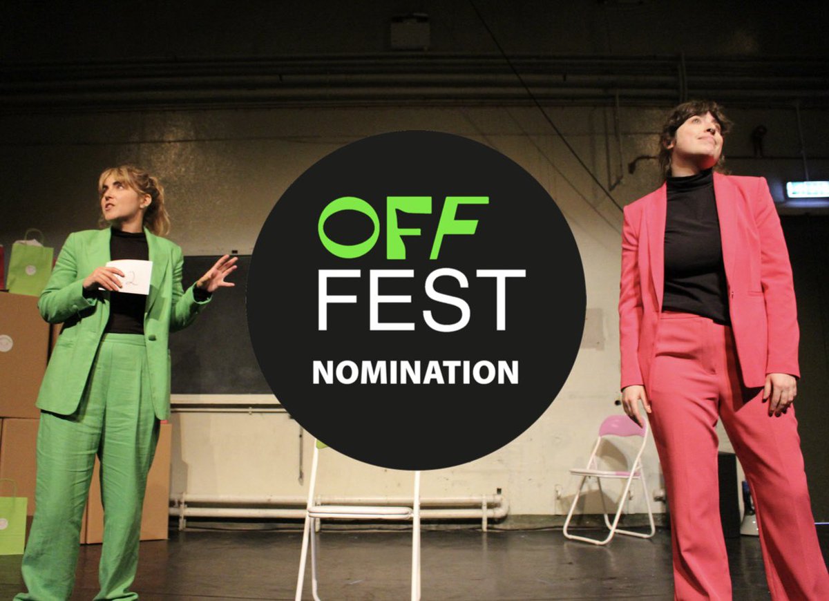 emmaruseprod's tweet image. We are so proud to have an #OffFest award nomination! 💪

Today is your last chance to see #HelpYourself by @jessicab0nnie and @DrVictoriaBee, a ⭐️⭐️⭐️⭐️ AWARD-NOMINATED show! 💖💚

This #EdFringe has been a whirlwind and we would love to end strong so bring your pals at 4pm! 🎉