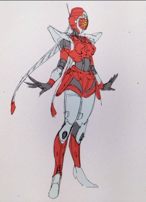 美人ロボ娘の勉強として大好きな(そして衝撃を受けた)スキャニーさんを描いてました(⁠◍⁠•⁠ᴗ⁠•⁠◍⁠) 