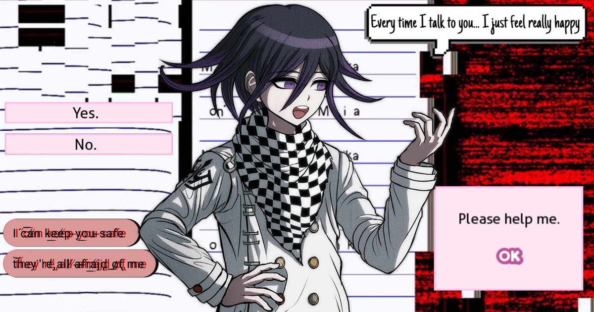 ❝ Well duh, I wouldn’t be saying it otherwise. ❞ 

Snickering a bit, sure he loved Kanade…but he knew better than to invade her bubble. Well, sort of.

❝ Besides, you’re super talented. ❞