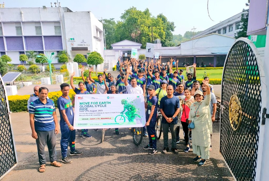 GOVT_ITI_RKL's tweet photo. ๐๐ฒ๐ดโโ๏ธRiding Together, Sustaining Forever๐๐ฒ๐ดโโ๏ธ
Thrilled to share the success of the Cycle Rally Adventure @GOVT_ITI_RKL
Over 100 participants pedaled for a greener planet under the theme 'Move for Earth Global Cycle Ride,' with @SwitchONIndia #G20
#MoveForEarthGlobalCycleRide https://t.co/IUfWe1RBFG