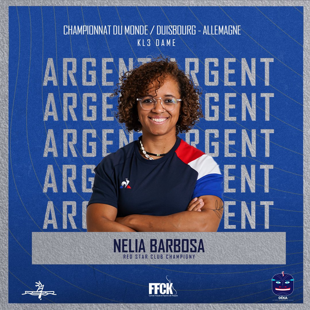 🥈 Nélia Barbosa prend l'argent au #ChampionnatduMonde 🌍 de #Paracanoë à 📍 #Duisbourg 🇩🇪

Dans une finale très disputée, Nélia a réussi à prendre la 2ème place et devient vice-championne du monde ! Bravo !👏

#OËKALATRIBU