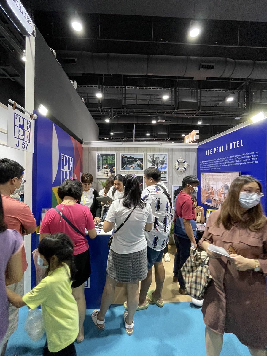 Uthaisangsuk's tweet photo. งานไทยเที่ยวไทยครั้งที่ 67 ที่ศูนย์สิริกิติ์ บูธโรงแรม The Standard Hua Hin C01, C52 และ The Peri J57 คึกคักมากเลยครับ วันนี้โอกาสสุดท้ายกับดีลห้องพักดีๆ ครับ 🐘🐘🐘 https://t.co/7BshZfVBB4