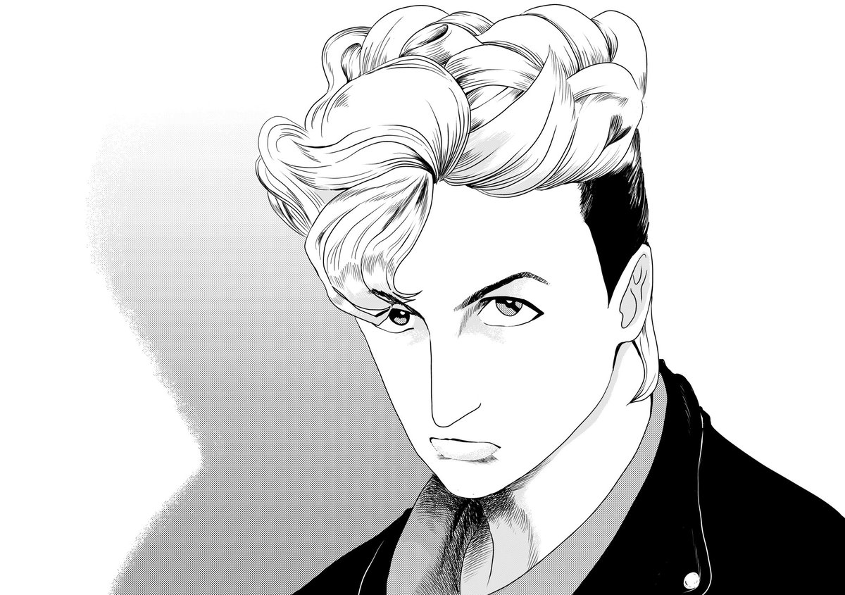 namikiwaiona's tweet image. #BrianSetzer
を模写しました。

#イラスト