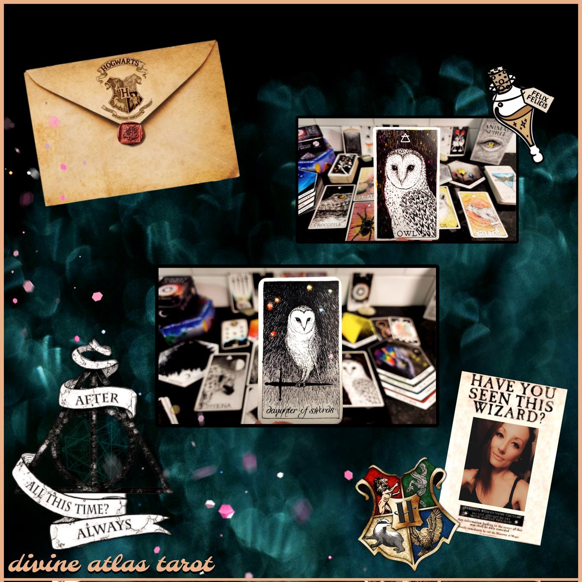 DivineAtlas's tweet photo. 🦉 I'm pretty sure we're all getting our letters to Hogwarts this week. 
https://t.co/ij7kxcopHH 

#hogwartsletter #wizards #youreawizardharry #hogwarts #muggles #pisces #cancer #scorpio #taurus #libra #gemini #aquarius #virgo #capricorn #leo #aries #sagittarius #tarot #astrology https://t.co/rJE9L82cMO