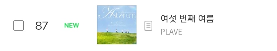 plaveintl's tweet photo. #PLAVE 여섯 번째 여름 

Melon Top 100 #87 https://t.co/SodpSiZlbD