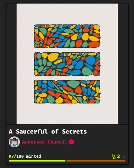 While I would have loved to see some rare iterations that did not happen, it does make the ones that did happen extra special🙂
3 to go, &amp; I am onto the next gig ! #fxhash #generativeart