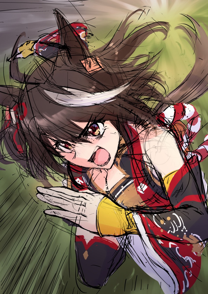 キタサンブラック(ウマ娘) 「キタちゃんラフ 」|須洞サトルのイラスト