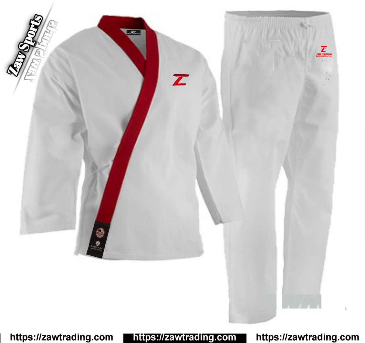 ZawTrading's tweet photo. Zaw Trading Tang Soo DO Gi
Top Quality at LOWEST Prices.
Wholesale and Retail Order Quantity.
Custom Logo and designs.
Zaw Trading is a manufacturer of all kinds of Sports Wear,Gym Fitness Clothes,Apparel,Martial Arts uniforms and Leather Wear.
WEB SITE: https://t.co/E2mUHVrtWc https://t.co/E0EXcxppmZ