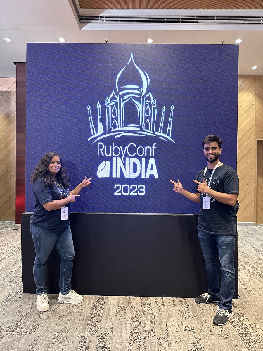 RohitVJoshi's tweet image. Weekend spent well and met a bunch of lovely Rubyists!

#rubyconfIndia #rubyconf #Rubyfriends #rubydevelopers #rubyconfindia2023 #ruby #rails #Joshsoftware #RCI23
