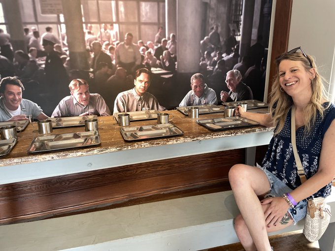 Hanging with Andy and the boys at Shawshank prison with @columbo_mario https://t.co/3xugjQCRS3<a href="/tag/mvsales"class="tags"><span>#mvsales</span></a>