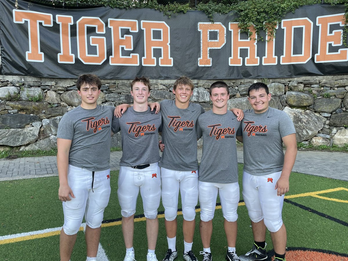 The <a href="/MamkFootball/">Mamaroneck Football</a> 2023 varsity captains <a href="/mikabt31/">Michael Barry-Thouez</a> <a href="/BradyRogoff/">Brady Rogoff</a> <a href="/TJSmith3130/">TJ Smith</a> <a href="/HenryMackie2/">Henry Mackie</a> <a href="/NickLaMagna56/">Nicholas LaMagna</a> 🐅💪 <a href="/MamkAthletics/">MHS Athletics</a> <a href="/MamaroneckED/">Mamaroneck Schools</a> #ProtectTheM