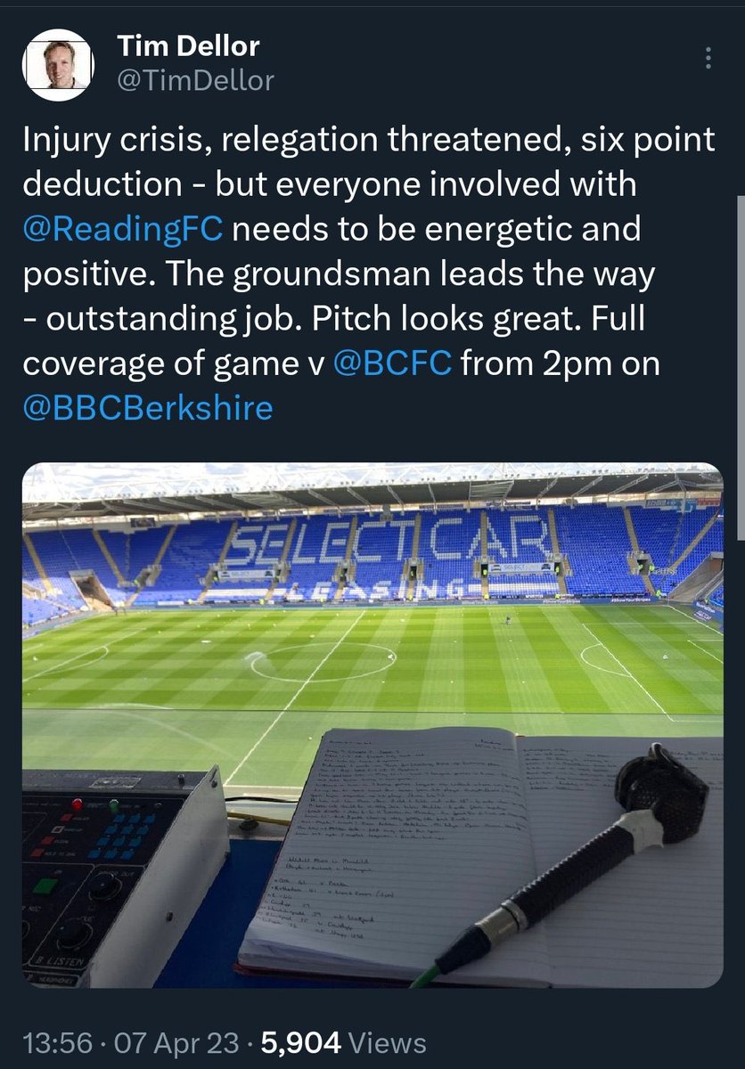 I’m not sure what you’re expecting. But where is this energy considering Selles has been dealt a much worse hand than Paul Ince could even imagine? #ReadingFC