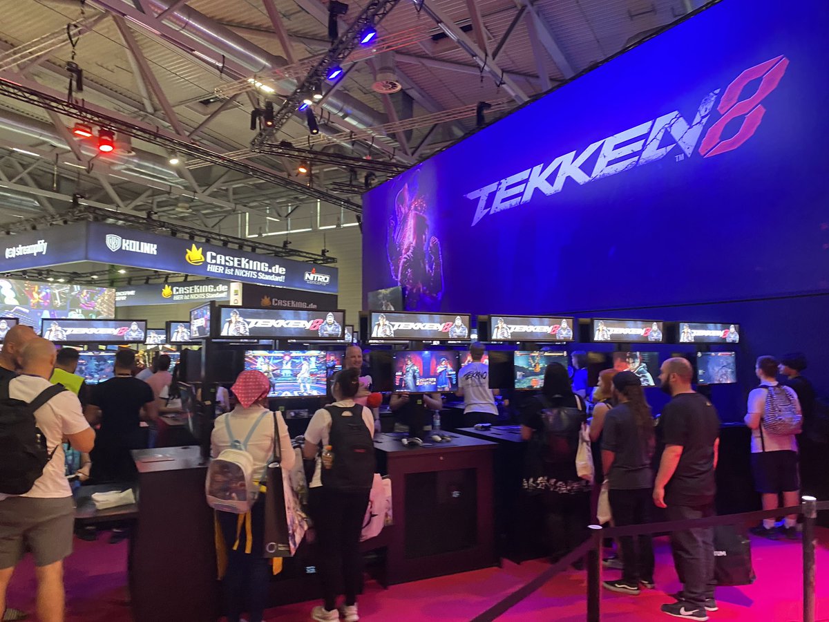 nsssbu's tweet photo. Although played a bit Tekken 8. İt was very hype🔥🔥 
Now we have to wait untile 2024🥲😌 #Gamescom #TEKKEN8 https://t.co/HjZqeDKudF