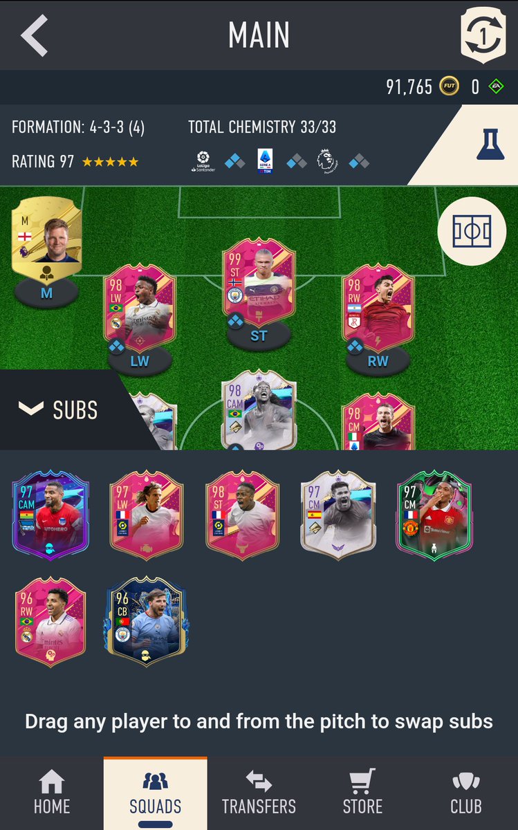 ASjsbsbs's tweet photo. @eafcgamenews Same but at least have this team 
Rate it + any improvements ? https://t.co/aOAAaquPPw