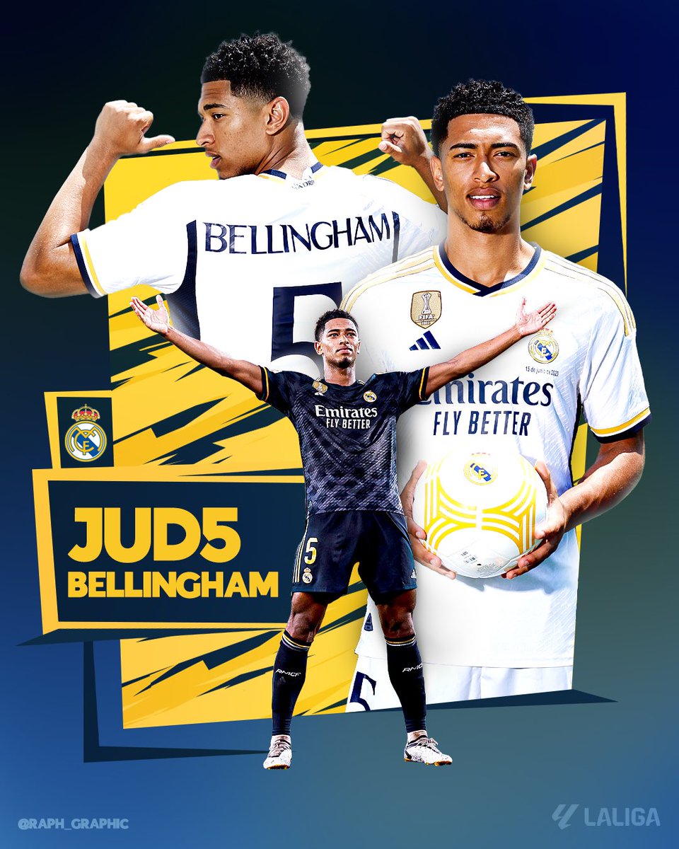 Raph_stre's tweet photo. New clean work for Jude Bellingham, player for Real Madrid C.F. @realmadrid @realmadriden @BellinghamJude 

#realmadrid #bellingham #football #sportgraphic https://t.co/3W4rIcDH1W
