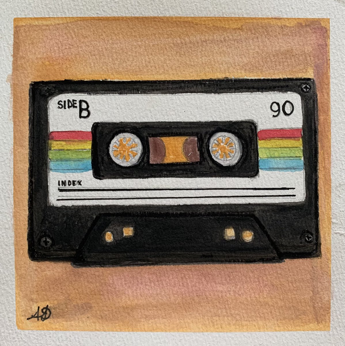 ANAMARIADIAZR's tweet photo. Tema: Retro.

Casette.

#drawing #dibujo #illustration #ilustracion #illustrator  #ilustrador #art #arte #pintura #paint #acuarela #watercolor #aquarelle #acquerello #casette #casete #retro #retrodrawing #retropainting #dibujoretro #pinturaretro #musica #music #musicislife https://t.co/JmKhEUS5bo
