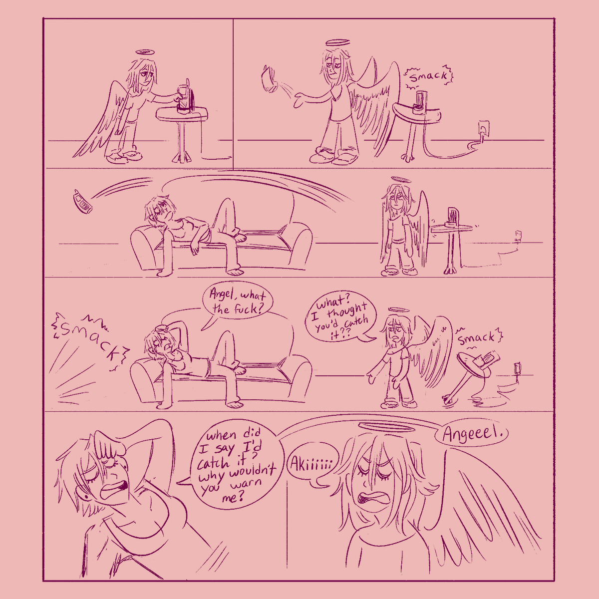 solarskips's tweet photo. @transakiangel week Day 6- "Sick Day"

they like to annoy each other thats their love language

#chainsawman #akiangel #akihayakawa #angeldevil https://t.co/JodPDDe0jx