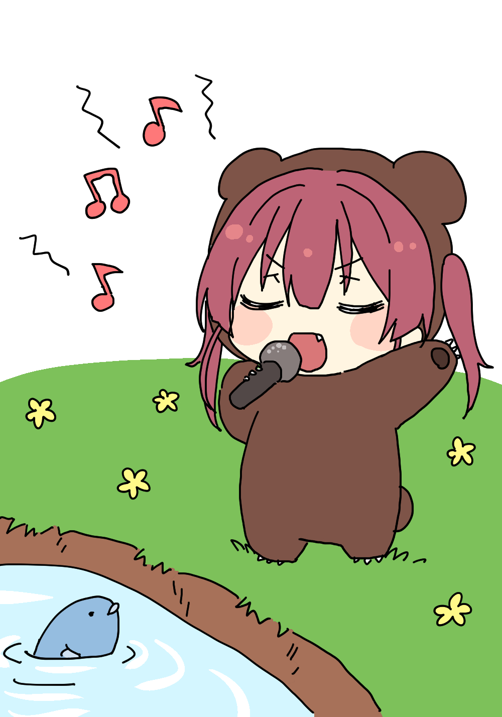 宝鐘マリン クマリンぬいぐるみ お得なおまけつき アクリルスタンド