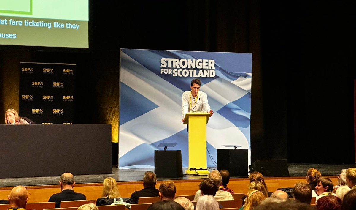 It was an honour to speak at @theSNP National Council in Perth about the urgent need to introduce integrated ticketing in Scotland, to encourage more people onto public transport. Bus and train fares are still extortionate and complicated. We can, and must, do better!