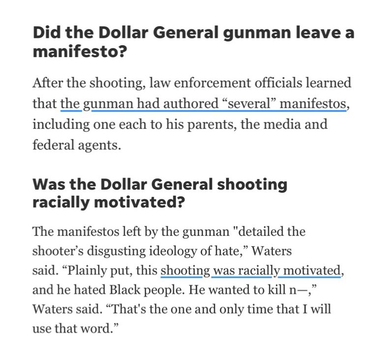 libsoftiktok's tweet image. The trans terrorist who murdered 6 kids at a Christian school 5 months ago left a manifesto which still hasn’t been released. 

The terrorist in FL who killed 3 in a racially motivated attack had details of his manifesto released a few hours after the shooting. 

Why?