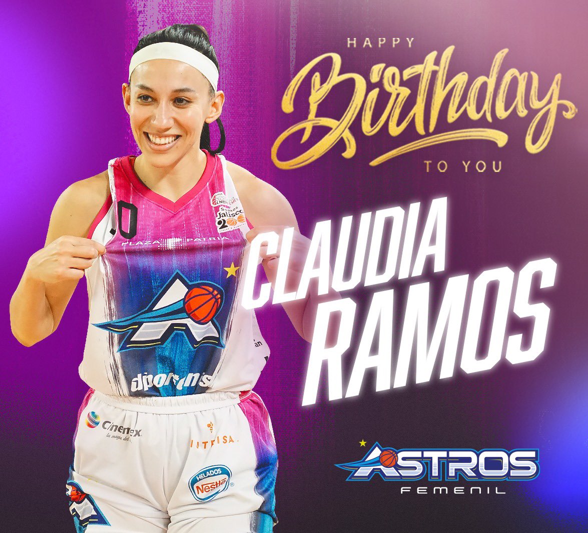 ¡Feliz cumpleaños, Clau! 🥳

Deja tus felicitaciones para la #10 en los comentarios 🤩

<a href="/claudiaramosmx/">Claudia Ramos</a>