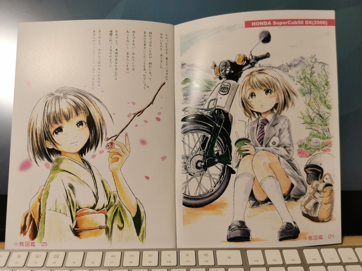 思うにスーパーカブという作品は主役の小熊を許せるか許せないかがファンになれる分水嶺だと思ってて、つまり小熊にはバイク乗りのちょっと嫌なところも割と詰まってるのですが、西宮さんはそこも含めて小熊のことを愛しいと思ってるんですね。じゃあもう無敵なので、ぜひこのまま突っ走って頂きたい。 