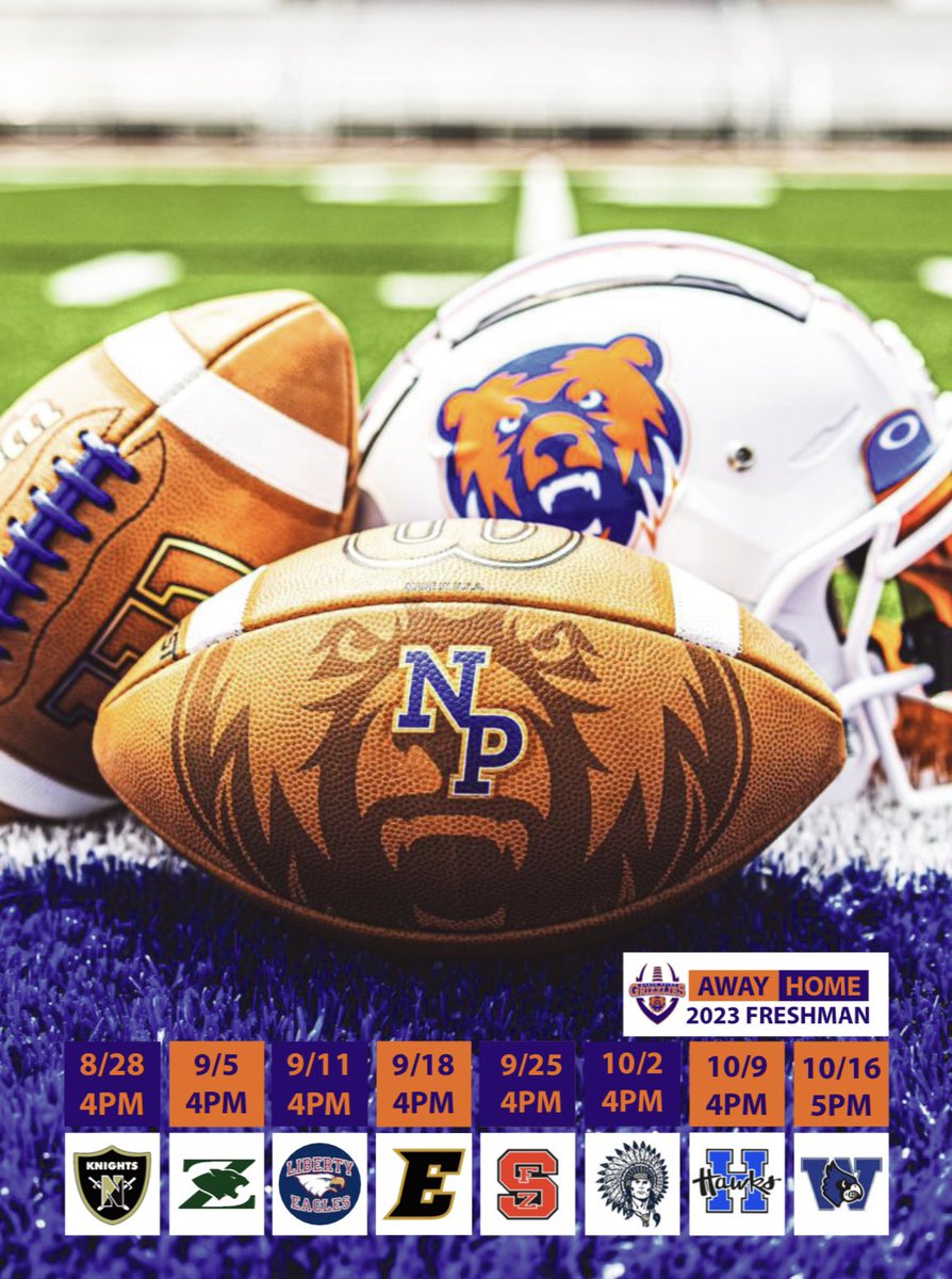 ParkerNPHS27's tweet photo. First game of the season is TOMORROW!

Kickoff: 4pm
Location: NPHS 

Come out and show some support for the @NPGrizzliesFB!

#NPHS #NP #Grizzlies #BeGreat #WeOverMe #EightyOne #LetsGo #FootballSeason https://t.co/Q2Smiv29Py