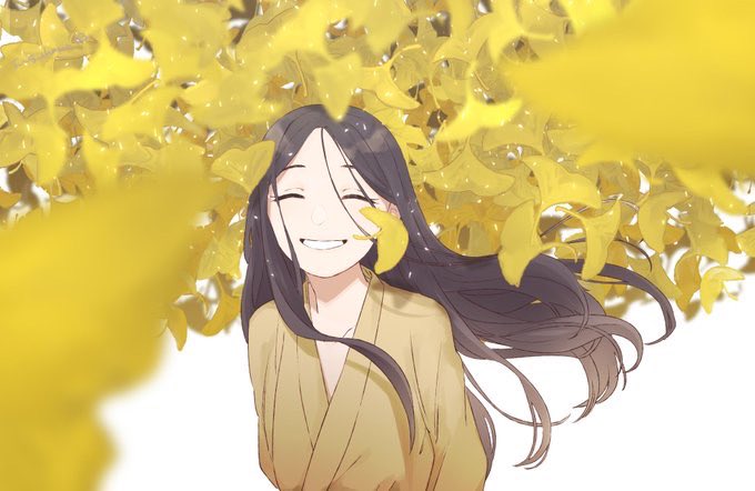 「銀杏の葉 笑い」のTwitter画像/イラスト(新着)