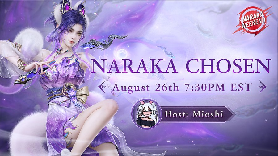 EsNaraka's tweet photo. NARAKA Elegido o Visitantes de otro Mundo: ¿Quién saldrá victorioso? ¡Esa es la pregunta!

Únete a Mioshi en la guerra de androides por la supremacía en el evento NARAKA CHOSEN para tener la oportunidad de ganar el premio en efectivo.

https://t.co/nTeV30h1k3

#NARAKABLADEPOINT https://t.co/Lf109KD7VO