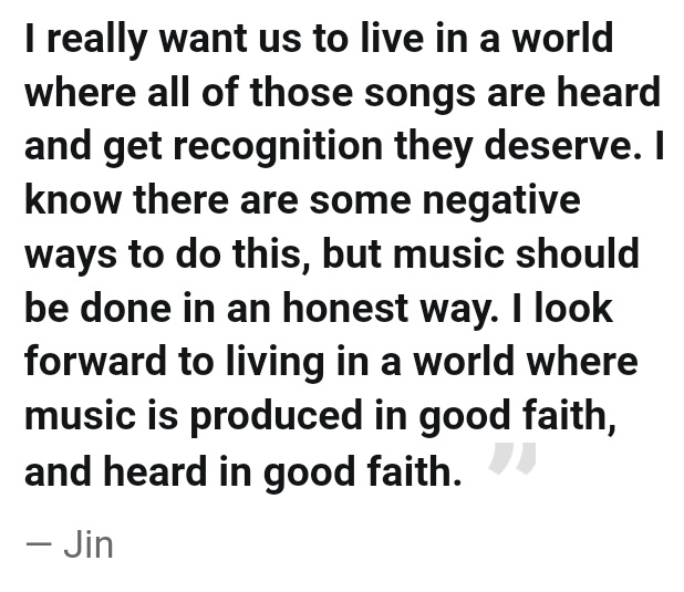 wolfieKSJ's tweet photo. 1: #2018GMA #JIN 🔥
2: #2019MAMA #Jin💥
When he spoke against chart manipulation💥
Purity of His Thoughts❣️
Purity of His Words❣️
Purity of His Deeds❣️
I love his HONESTY💓 it makes him even more attractive🔥💥
Yes Mr. Kim Seokjin..MUSIC SHOULD BE DONE IN AN  HONEST WAY🙌👏👍😉😎 https://t.co/uFBgfbovfD