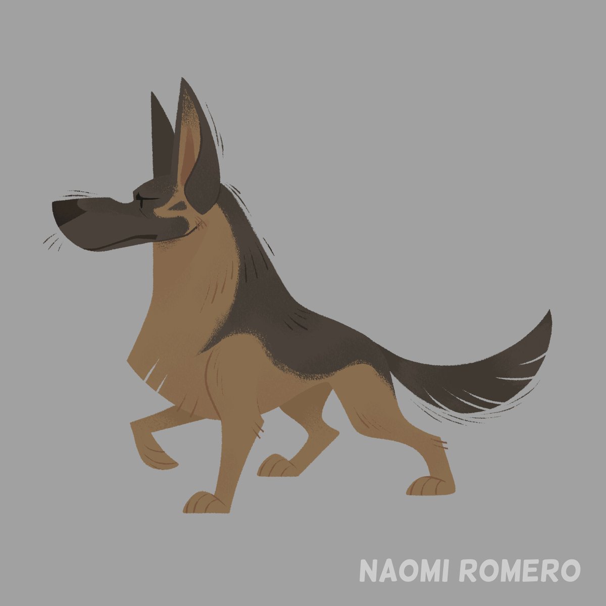 Day 27.. the German Shepherd! Did you know that these dogs are originally used for herding and guarding sheep?
