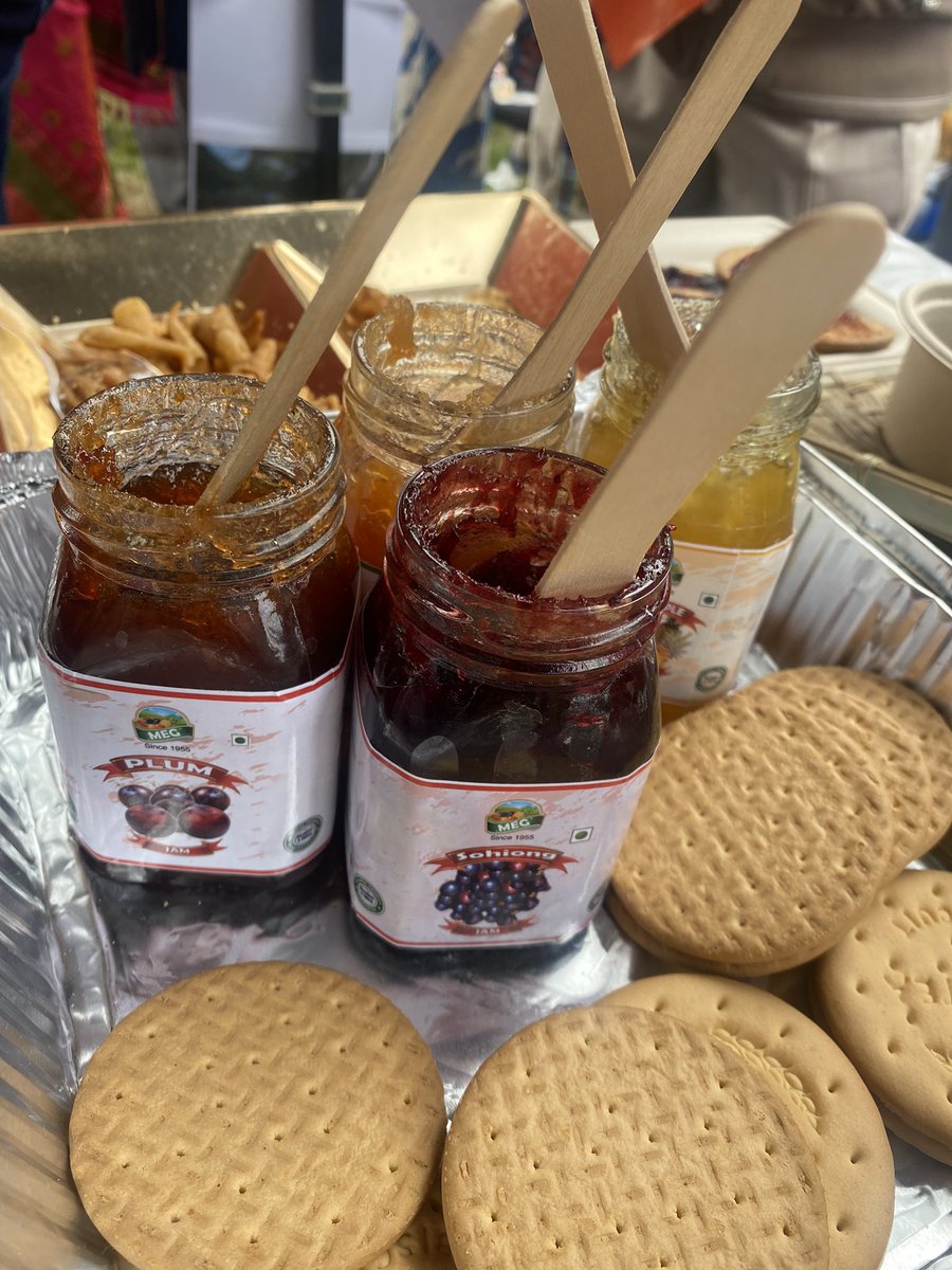 WNESN1's tweet photo. WNESN celebrated the uniqueness of all the 8 States on NE India with wide exhibits of costume and food. We had tea from Assam, Meghalaya and Sikkim along with varieties of Jam and pickles from Meghalaya and Assam. 
#wnesn #northeastindia #Independenceday https://t.co/u6zJpvWxU2