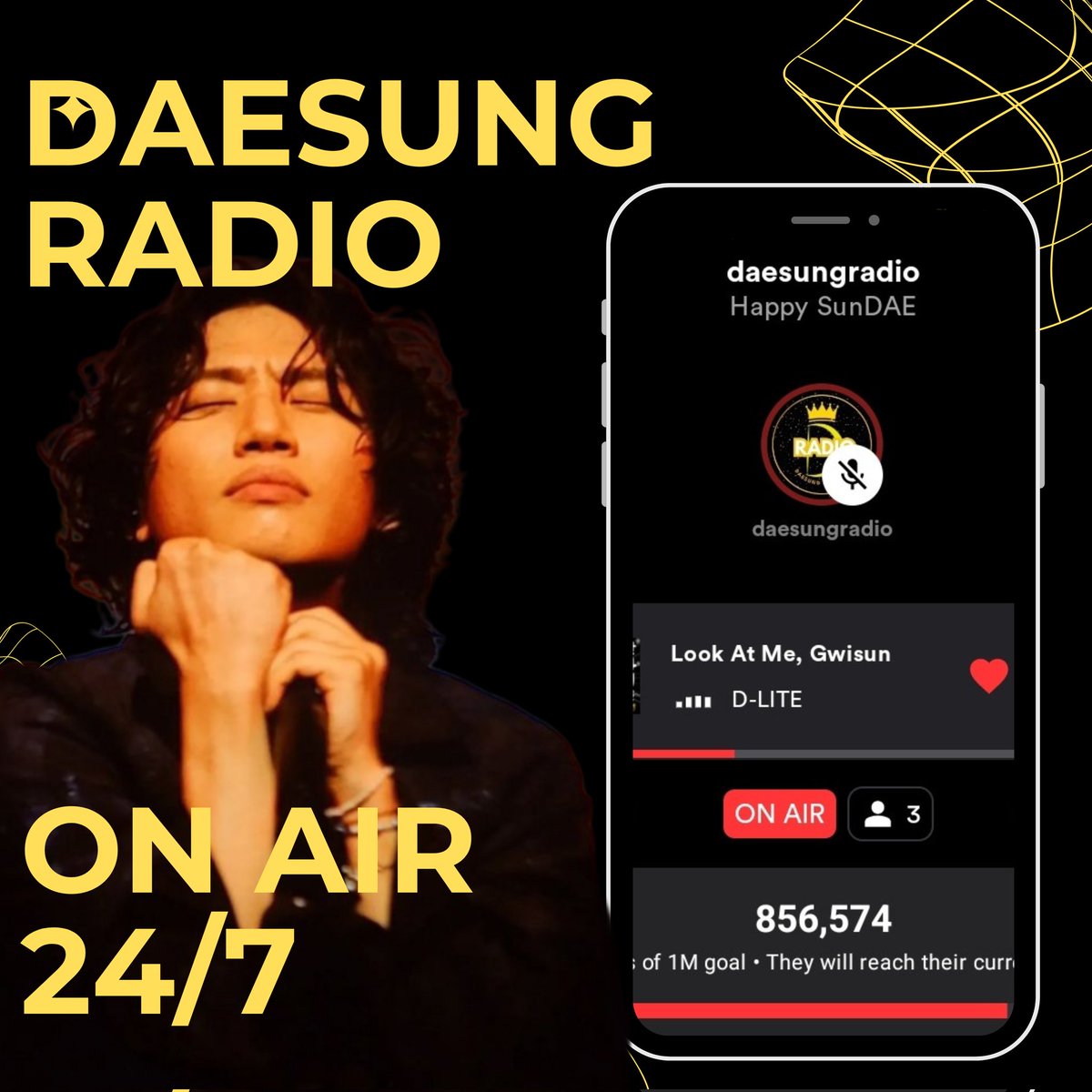 Daesung Radio (@daesungradio) on Twitter photo Shout out to honeybunch cutie pie forever smiling angel #DAESUNG ๐ Congratulations on your successful
DใชSHOW Vol. 2 in Osaka ๐ค
Are you with us VIPs?๐ Can we get 10 listeners until 1AM KST?๐ฏโโ๏ธ
๐๐ฉ๐ง๐๐๐ข ๐ฌ๐๐ฉ๐ ๐ช๐จ ๐ผ
๐ปstationhead.com/daesungradio
#๋์ฑ #๋น
๋ฑ
<a href="/d_lable/">DAESUNG</a> Shout out to honeybunch cutie pie forever smiling angel #DAESUNG ๐ Congratulations on your successful
DใชSHOW Vol. 2 in Osaka ๐ค
Are you with us VIPs?๐ Can we get 10 listeners until 1AM KST?๐ฏโโ๏ธ
๐๐ฉ๐ง๐๐๐ข ๐ฌ๐๐ฉ๐ ๐ช๐จ ๐ผ
๐ปstationhead.com/daesungradio
#๋์ฑ #๋น
๋ฑ
<a href="/d_lable/">DAESUNG</a>