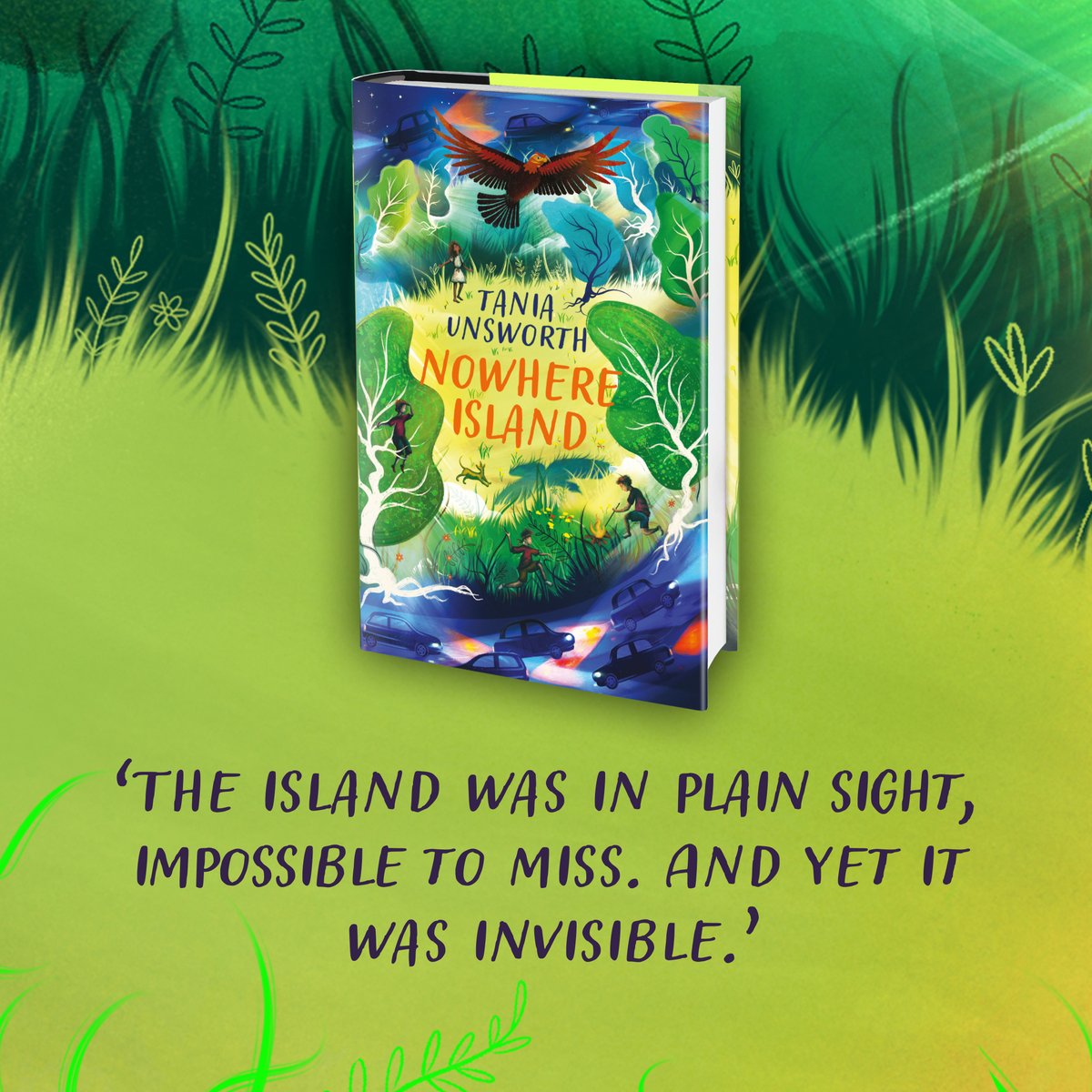 _ZephyrBooks's tweet photo. Pez, Riley, Grayson and Gil live on a secret island, hidden at the intersection of several busy highways behind the trees and scrubby undergrowth...

#NowhereIsland by @TaniaUnsworth1 is out now! 🌳

Order here or from your favourite indie bookshop: https://t.co/Aa1G7dw1xW https://t.co/z8k7hr84dl