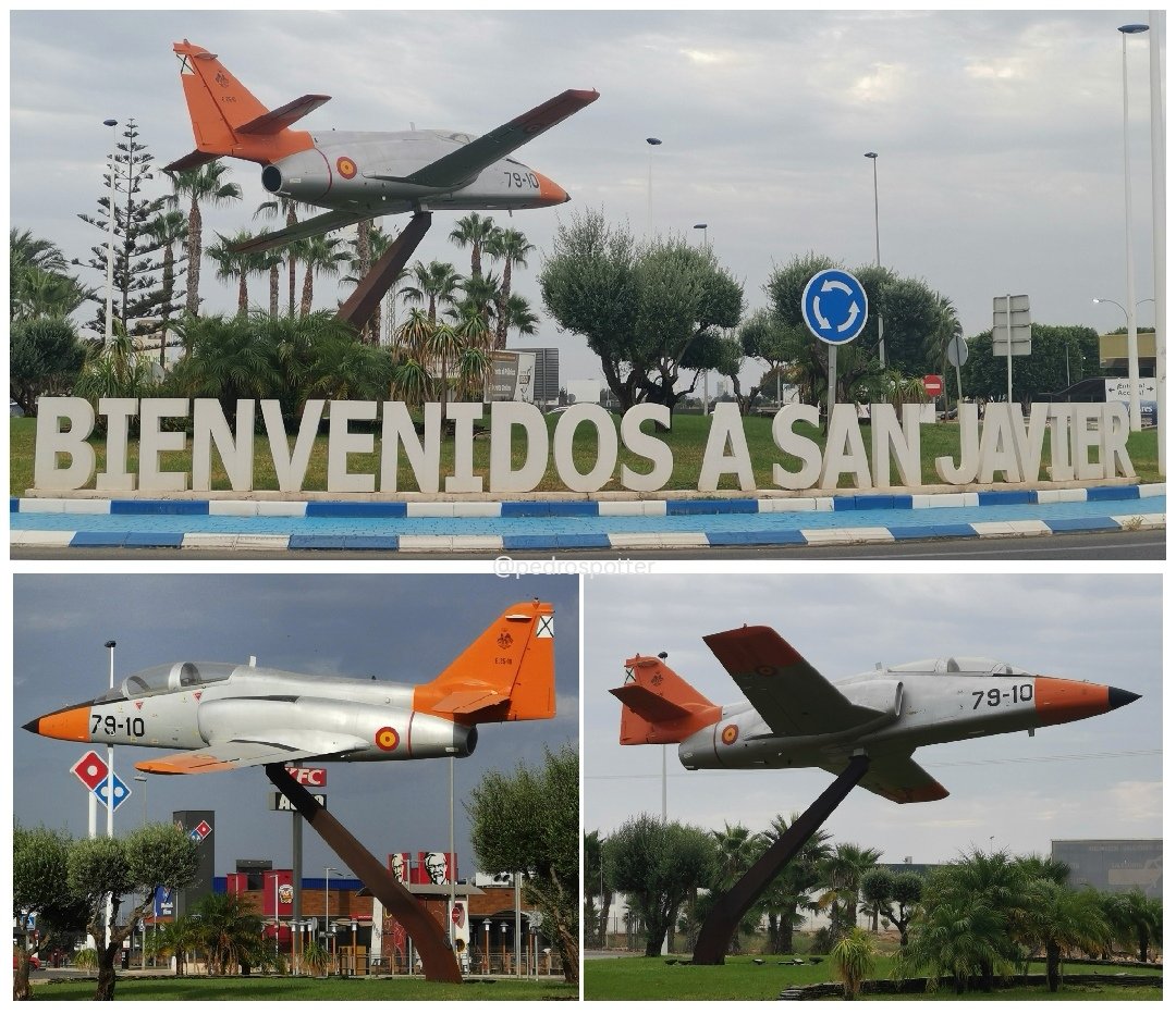 pedrospotter's tweet photo. #BuenasMediodias sesión #spotting de rotondas #fotografiado #historia #aviacion #militar @EjercitoAire
✈️
#CASA #C101EB #Aviojet (E25-10/79-10)
✈️
#BaseAerea #SanJavier
#avgeek #aviation #spotter #AcademiaGeneraldelAire #AGA
@SpottersMurcia @05derecha @dtobarra  @Ayto_SanJavier https://t.co/pjNRppsU8F