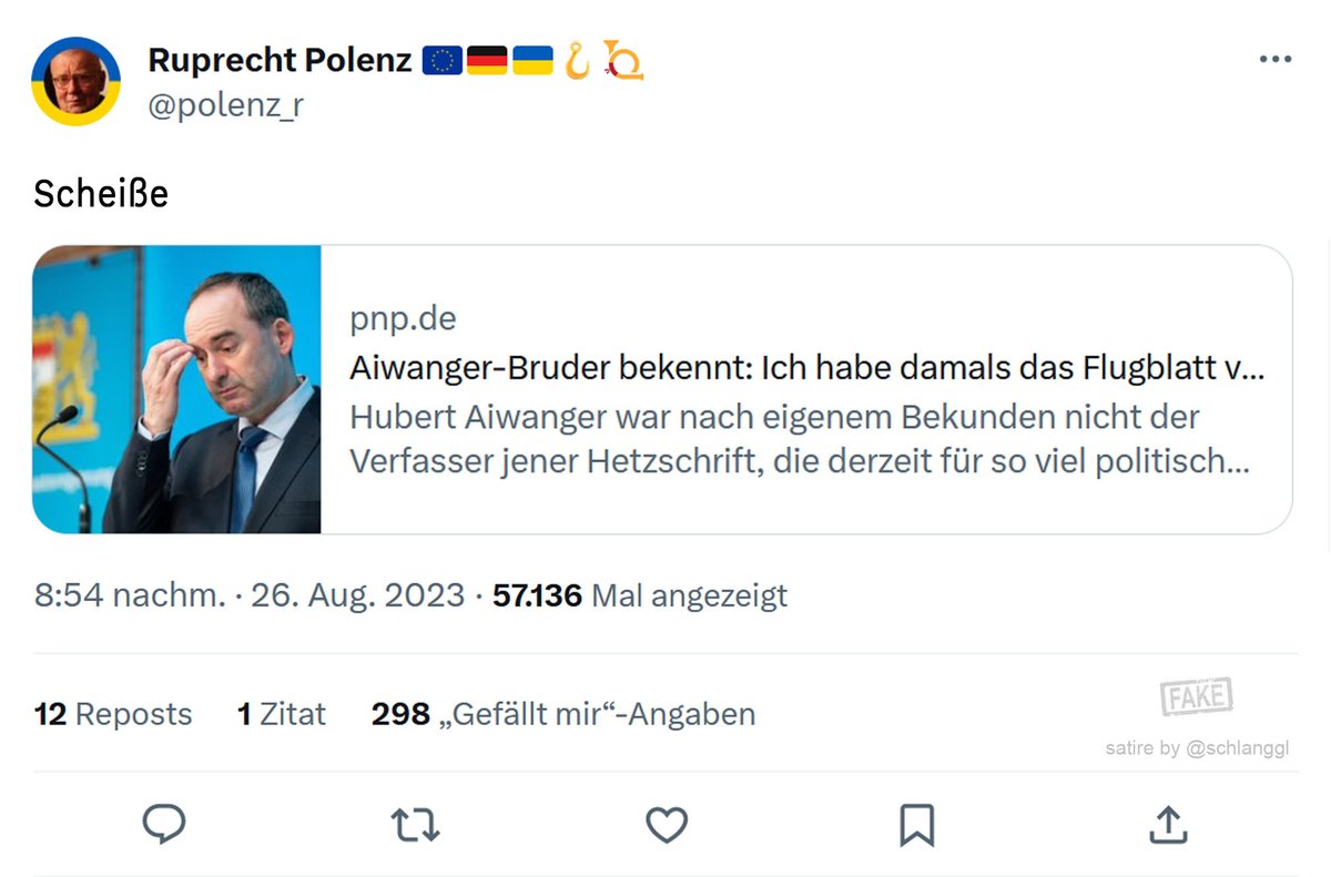 i_iangg's tweet photo. Satire zum Sonntag
#Aiwanger #Pamphlet #Schmutzkampagne #Schreibmaschine #Flugblatt #Verfasser #Antisemitismus #Kontaktschuld #Sippenhaft #Polenz https://t.co/KXAZPYXe0i
