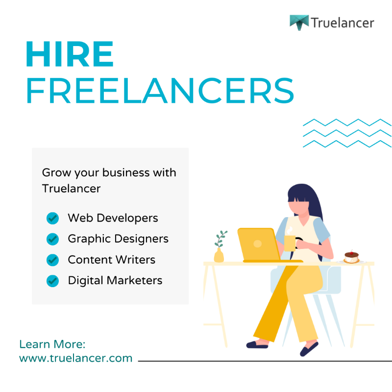 dipesh008's tweet photo. @Truelancer_  helps you Hire Freelancers for your work. 
Skilled Freelancers 🚀 1 Million+ Talent 🚀  50,000+ Happy Customers. 
Visit and find how you can get benefitted