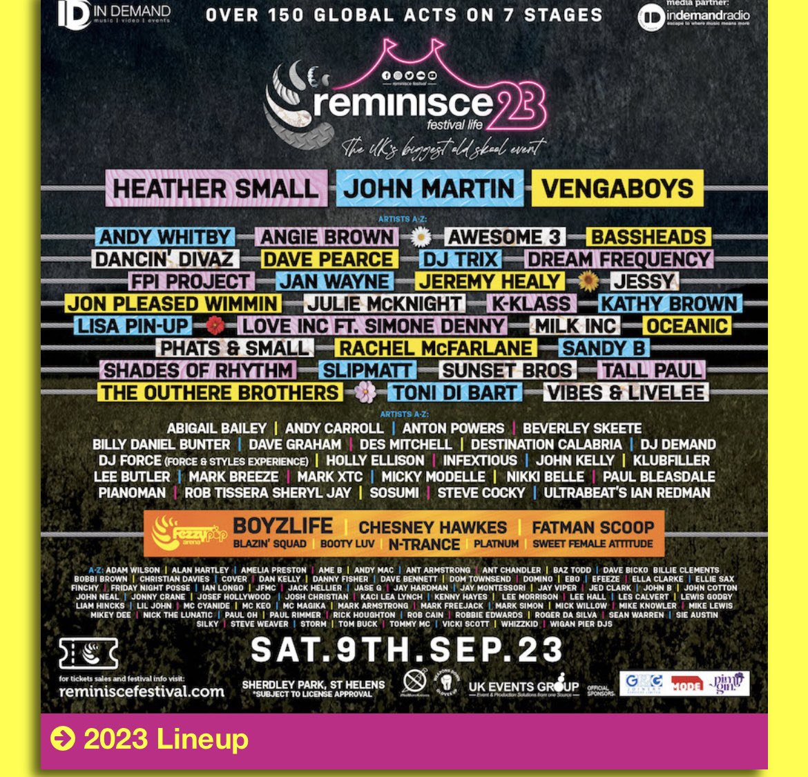 Loving80sMusic's tweet photo. WIN a pair of tickets to the @ReminisceFest, in Liverpool, on September 9th, courtesy of #HushPR. With @ChesneyHawkes , @vengaboys , @boyzlifeOFCL &amp; many more! Just give the Loving80smusic YouTube channel a follow - simple as that! Winner picked at random on Sept 4th.  Good luck! https://t.co/zsTMb8lQuN