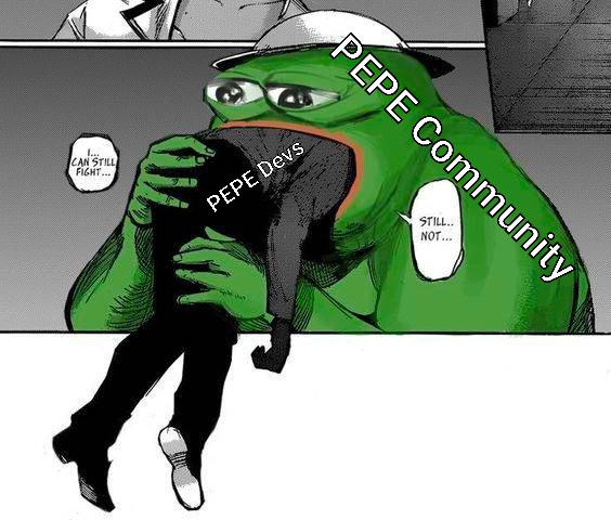 The $PEPE community is taking over the show now! We have all the power! 🐸