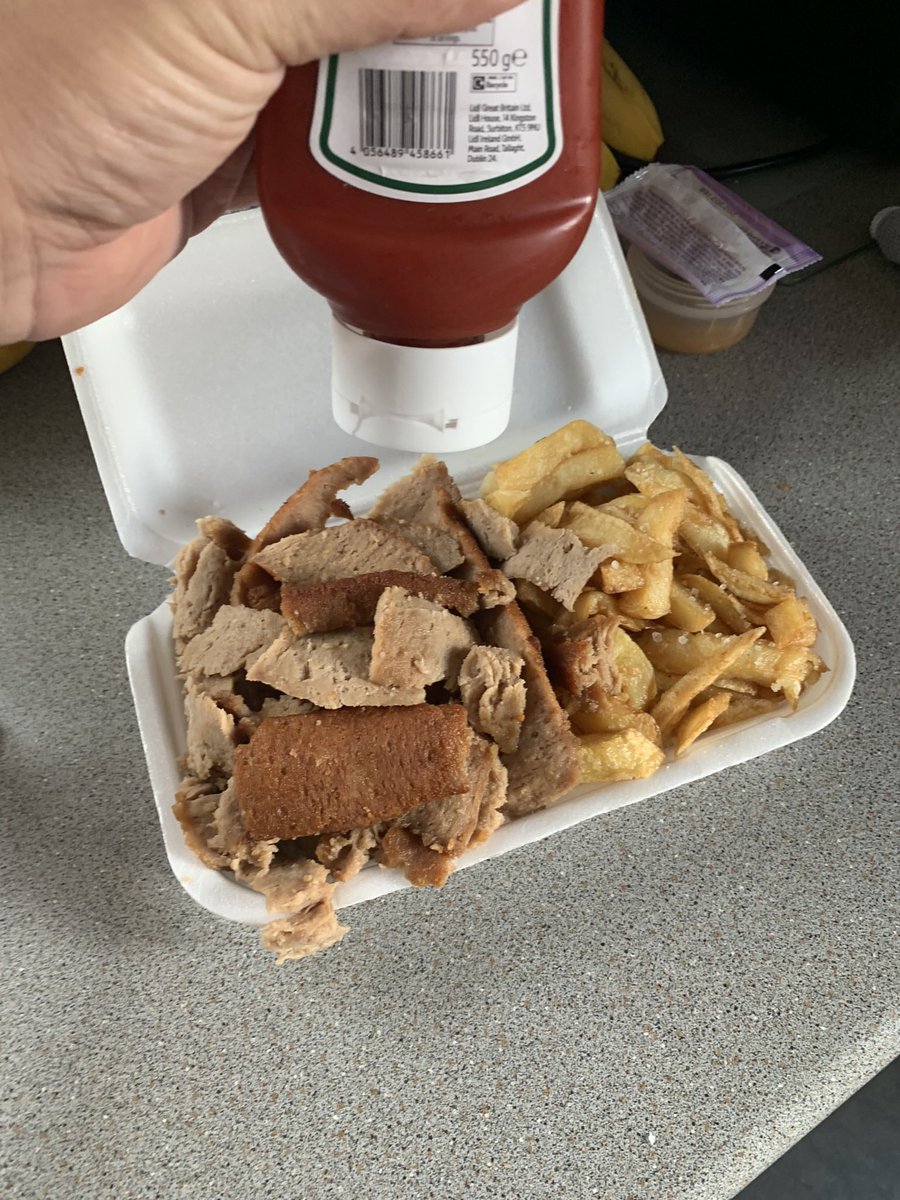 Apparently I’m broken for having ketchup with kebab meat. Discuss.