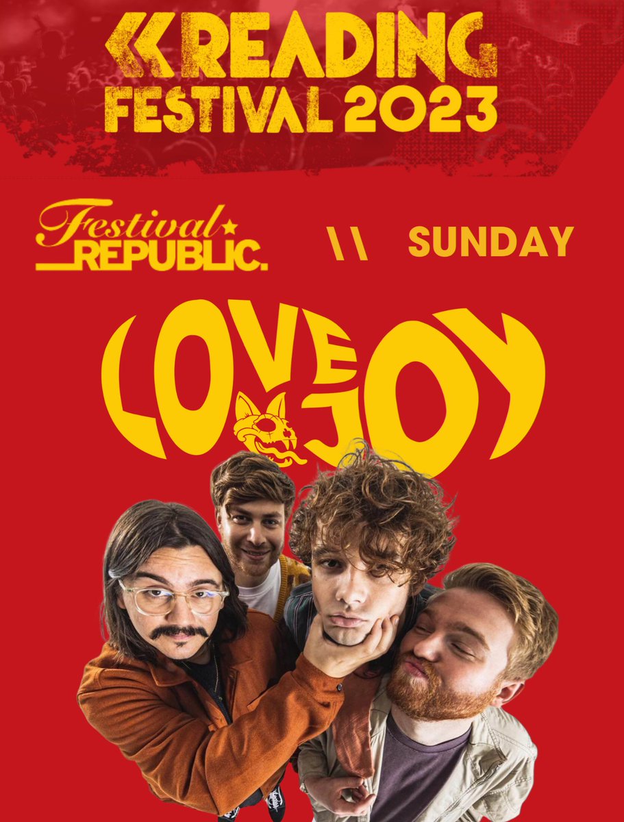 Today @lovejoy take on Reading Festival! You’ll be able to catch their set as the headliners of the Festival Republic stage at around 10-20:30pm tonight!

If you’ve never heard of them, or seen them play, go have a listen! 🤘
#ReadingFestival #readingfest #LovejoyReading