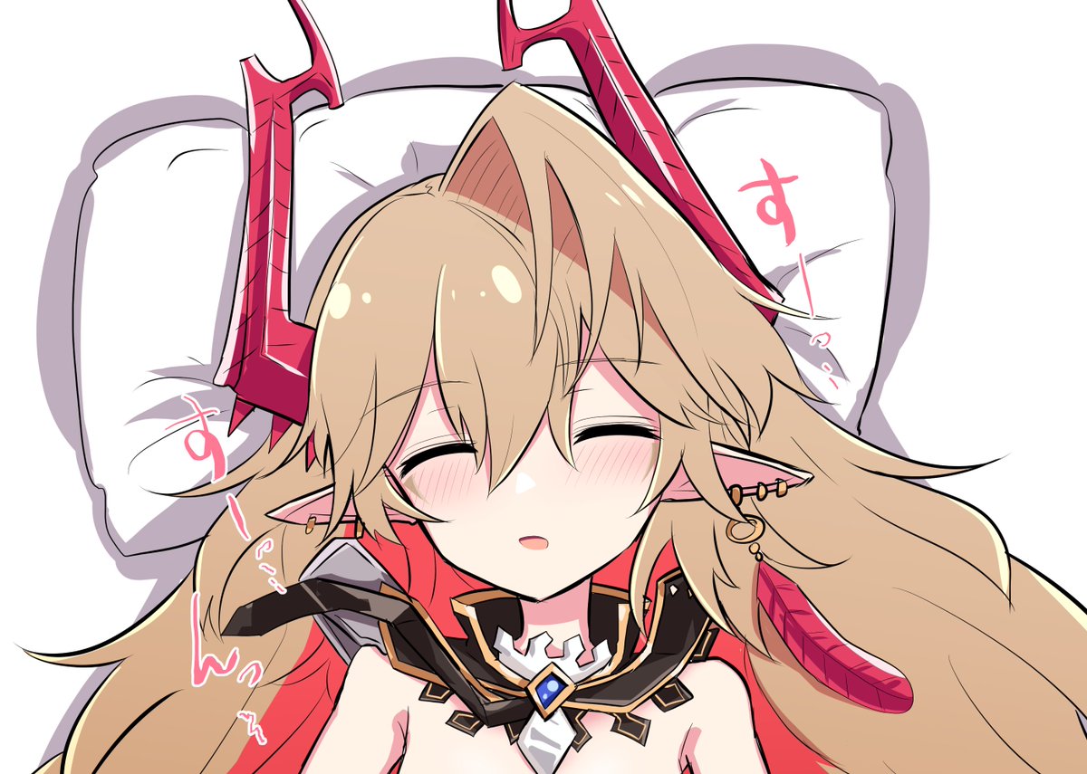 「寝てるリュミオールにエッなことする絵/シャドバ をpixivにアップしました。(」|ことかすのイラスト