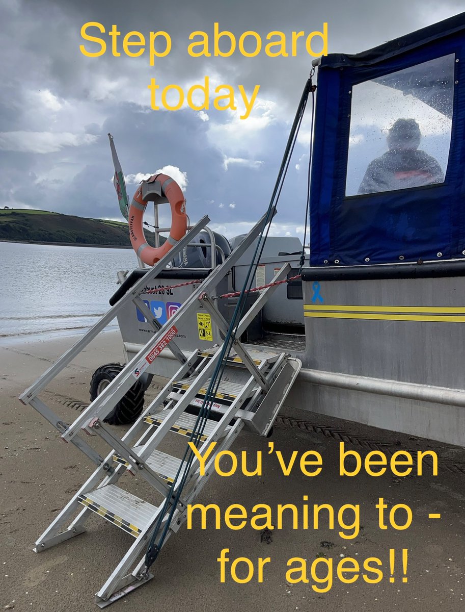 Sunday 27/08/23 Ferry 1330-1415 & 1730-1815 Trips 1415 from FS 1500 from FS 1600 from LS 1645 from FS Book trips @carmarthenbayferries.com @visitwales @croesocymru @Discovercarms #wales @WalesCoastPath